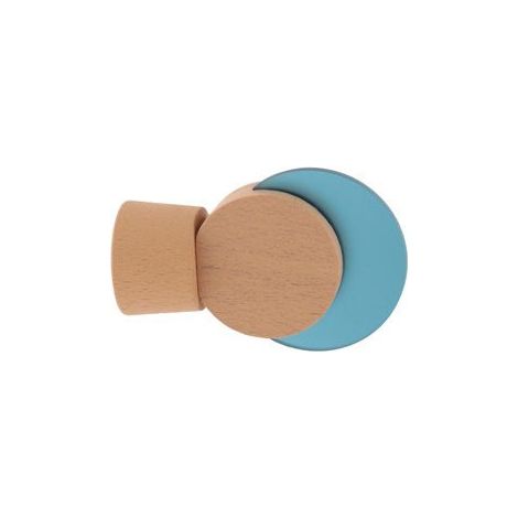 Embouts Rideaux Eclipse HOMEMAISON - 28mm Bleu Pastel