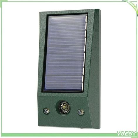 Fafeicy Répulsif pour animaux à ultrasons Répulsif ultrasonique pour animaux, répulsif à énergie solaire sport moustiquaire Vert (1/5)