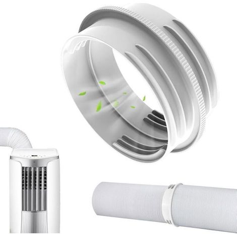 Adattatore per tubo flessibile di condizionatore portatile, diametro interno 130 mm / diametro esterno 150 mm, adatto per collegamenti a bocchette di ventilazione per finestre. (1/4)