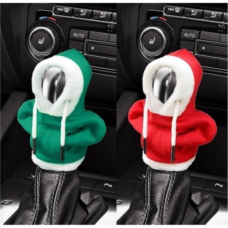 2-teiliger Hoodie mit Auto-Schalthebelmotiv, Hoodie mit Schaltknaufmotiv, Hoodie zur Dekoration des Auto-Innenraums (1/4)