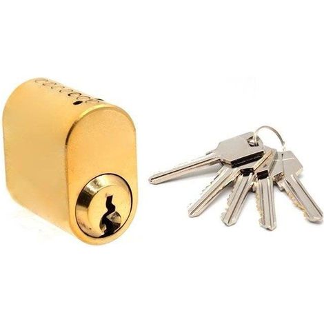 LG Scand Type Oval Cylinder 32mm Laiton Verrou