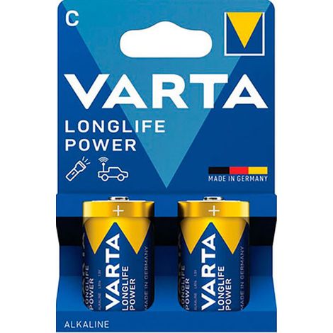 Pila alkalina longlife power c- lr14 (blister 2 unid.) ø26,2 x 50 mm