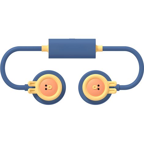 Ventilador de cuello portátil y personal sin aspas, flexible y fácil de transportar. (1/5)