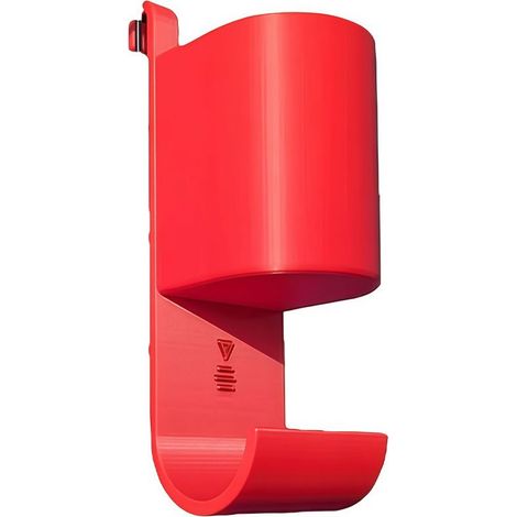 New Paddle Tennis Towel Rack 3D Printed Storage Rack for Tennis Bottles and Towels [Red]