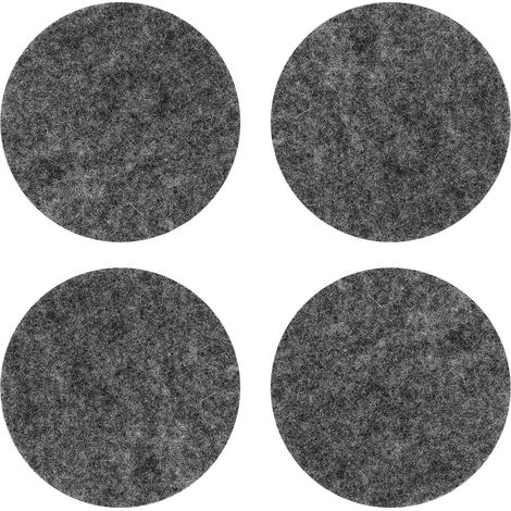 Almohadillas autoadhesivas de fieltro gris (juego de 4) FI 40 mm Vorstahl (1/5)