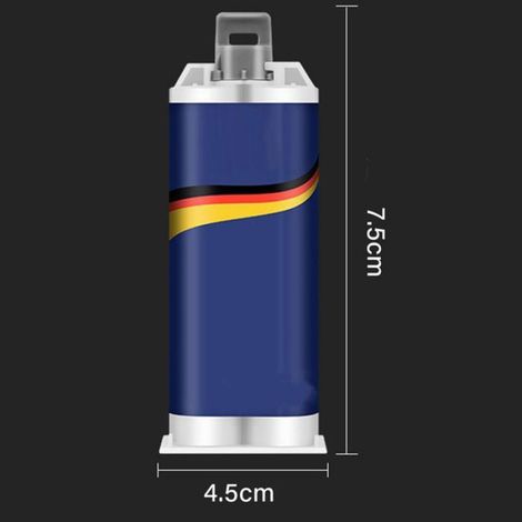 Colle Époxy - Réparation Fuite Radiateur Fonte Cuve - Résistance Haute Température - Kit Complet avec Applicateur - 50 g (1/5)