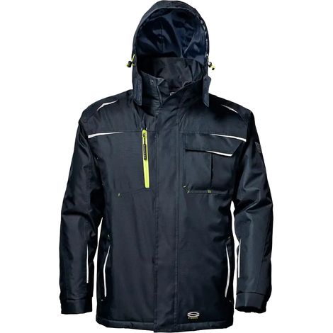 SIR SAFETY SYSTEM DAYTONA Veste de travail anti-froid à capuche bleu Taille L