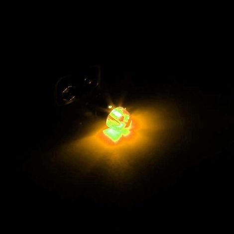 Lot de 2 petites ampoules LED T10 W5W 3030 DC12V pour éclairage de voiture (feux de position, liseuses, clignotants, éclairage de portières).