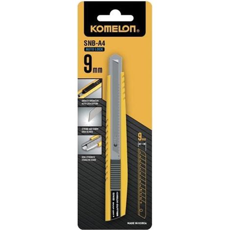 Komelon SN-BA4 Autolock Snap-Off Knife 9mm (1/2)