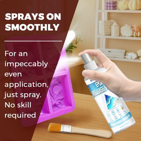 Epoxidharz-Trennspray, schnelltrocknendes Silikonöl-Trennmittel, Antihaftbeschichtung, professionelles Trennmittel, verlängert die Lebensdauer der Form, hochtemperaturbeständig. (1/5)