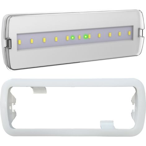 Alca power lampada d' emergenza da incasso/superficie 6500k 400lm se+sa ap49116 (1/2)