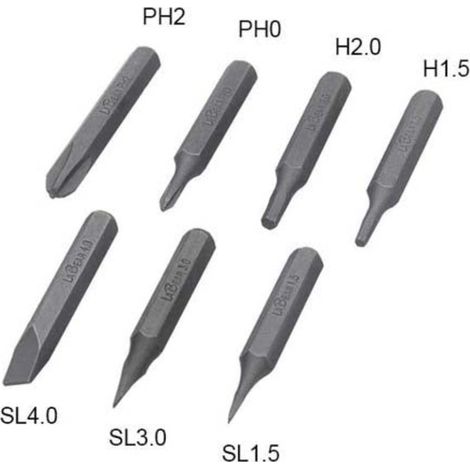 MINIWARE ES-B7 Screwdriver Bits