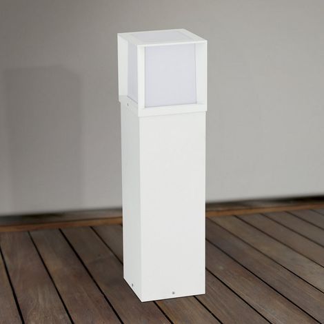 [NEUWERTIG] B-Ware Orion Wegelampe Henry Wegleuchte LED Außenlampe weiß Höhe 60 cm Alu Edelstahl (1/2)