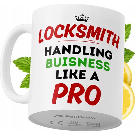 Lustige Tasse für Schlüsseldienste – Kaffee- oder Teetasse mit witzigem Textdesign – ideal für Geburtstage, Namenstage, Feiertage und besondere Anlässe. Hochwertige Tasse für Zuhause, Büro und Arbeit.