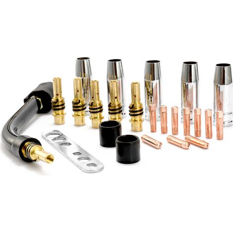 Ensemble de 24 accessoires de soudage pour soudeurs MIG (1/5)