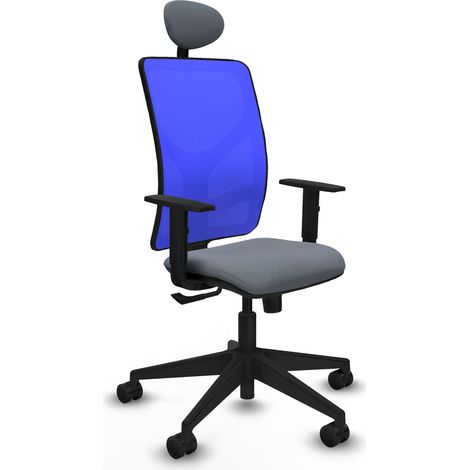 Silla de Oficina con Cabecero Motilla Piqueras y Crespo 1D066N1 Gris