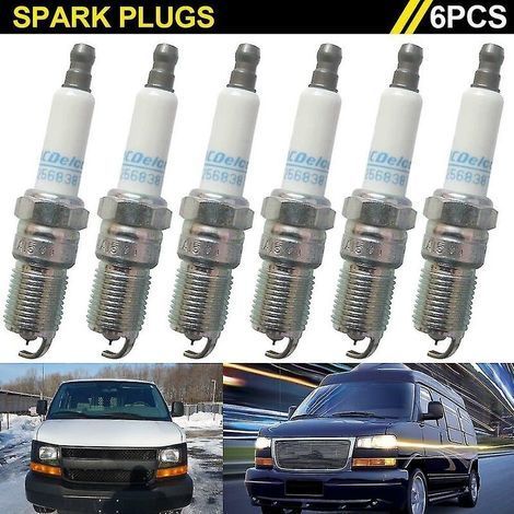 DBBEGK Bougies d'allumage Iridium pour Acdelco 41-101 12568387, 6 pièces (1/4)