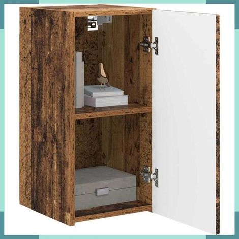 892285 Meuble TV mural Bois Ancien 30 x 31 x 60 cm Bois d'ingénierie (1/5)