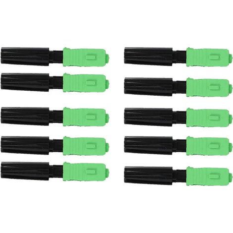10 connecteurs rapides intégrés FTTH SC/APC pour fibre optique (1/5)