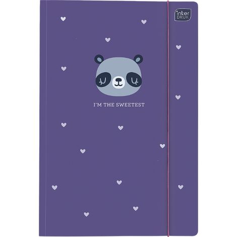 Carpeta metálica interDRUK con banda elástica, tamaño A4, surtido de diseños, 1 unidad. (1/5)