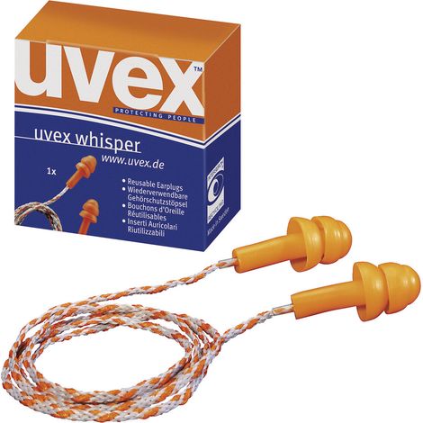 uvex 2111201 whisper Gehörschutzstöpsel 23 dB mehrweg    50 Paar