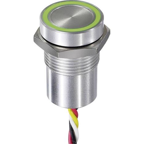 APEM CPB1110000KGSS CPB1110000KGSS Pulsante a sensore 24 V 0.2 A Momentaneo Verde, Rosso IP68, IP69K 1 pz. (1/2)