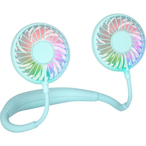 Ventilateur Cou USB – 3 Vitesses – Sport/Camping – Maison – Modèle 2 – Silencieux – Léger (1/5)