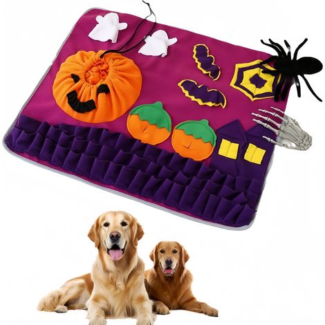 REZEA Tapis de Reniflement d'Halloween pour Chien (1/5)
