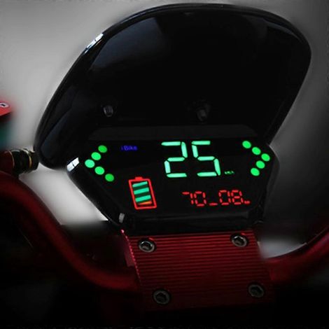 Kit de contrôleur étanche pour vélo/scooter électrique avec panneau d'affichage LED 36V/72V (1/4)