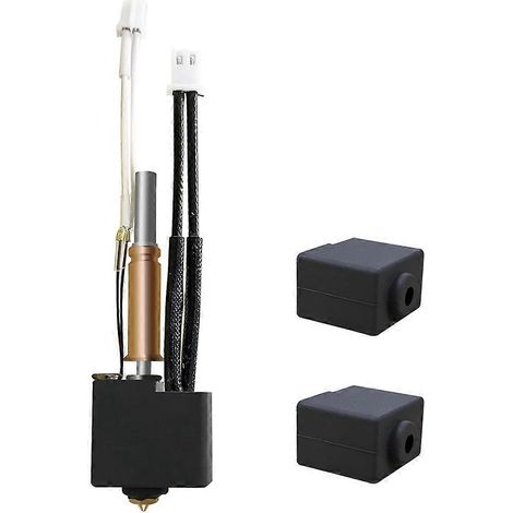 Hotend für Kobra 3 Combo-Druckkopf-Extruder-Kit, Heizblock, Heizpatrone, Thermistor mit 2 zusätzlichen Silikonabdeckungen (1/5)
