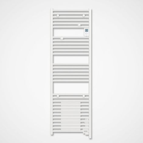 Atlantic – Sèche-serviettes mixte 2000W avec soufflerie – Blanc – Format standard – Pour espaces confinés