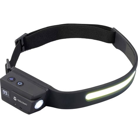 Lampe frontale LED COB TOOLCRAFT batteries Li-ions 320 lm 8 h TO-10211664 (1/5)
