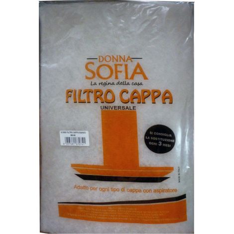FILTRO CAPPA DONNA SOFIA CM.80X40. Prezzo per 1 pezzo.