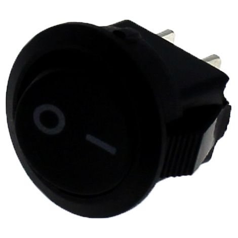 Einpoliger Miniatur-Wippschalter für Unterputzmontage I - O Electro DH Schwarzes Gehäuse und schwarze Taste 11.482.I 8430552110926