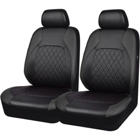 Housse de Siège de Voiture pour Ford Fiesta Fließheck 2008-2017, Housse de Siege en Cuir PU Siège Avant Arrière Universelle Protections de Siège,A-4PCS (1/4)