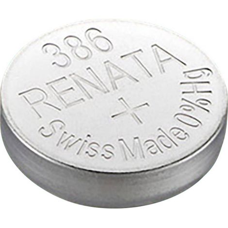 Pile bouton 386 oxyde d'argent Renata 130 mAh 1.55 V 1 pc(s) (1/4)