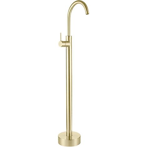 Grifo dorado 120 cm cepillado para lavabo Tótem Valaz (1/2)