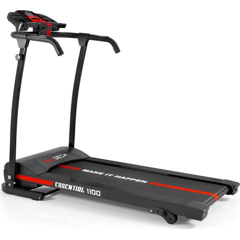 Tapis roulant elettrico 1100w 1,5hp fitness richiudibile con speakers e mp3