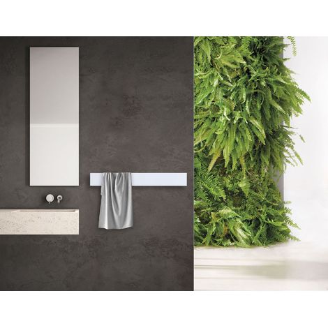 Sèche-serviett électrique design, Towel Bar FARHO by Ridea 90W, horizontal, H120 x l.900 mm blanc, garantie 3 ans (1/4)