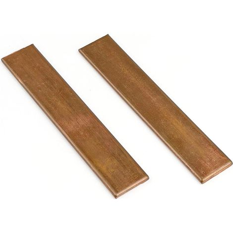 2 Barres Omnibus en Cuivre Plat 105mm x 20mm x 3mm (1/5)