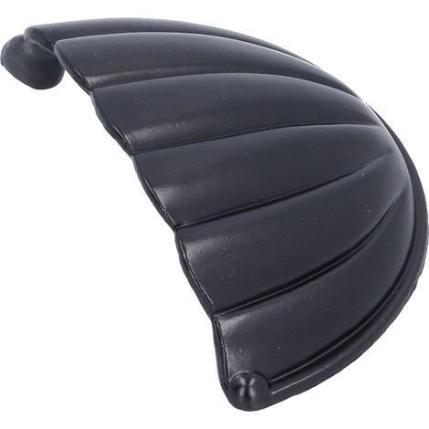Poignées en alliage de zinc noir en forme de croissant, poignées de quincaillerie pour meubles de style américain, poignées de tiroir, poignées de porte de placard et poignées modernes de style chinoi (1/5)