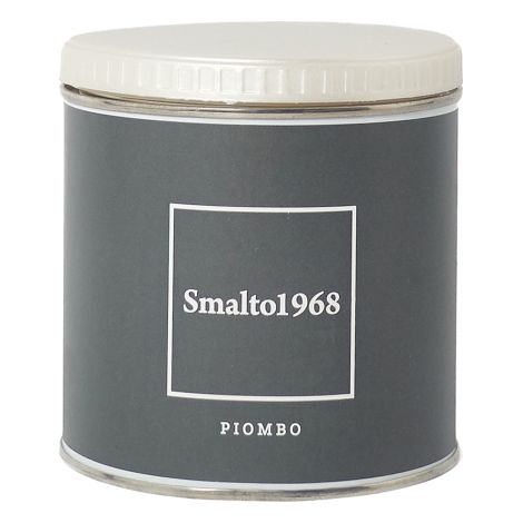Pittura Shabby Chic Vintage finitura satinata - Smalto 1968 Vernice acrilico ad acqua inodore per Mobili, legno, ferro, piastrelle e supporti difficili 500 ml vari colori Duriplastic Piombo
