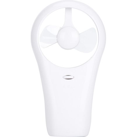 Ventilateur USB Rechargeable Silencieux Mini pour Bureau, Voyage et Extérieur - Blanc (1/5)
