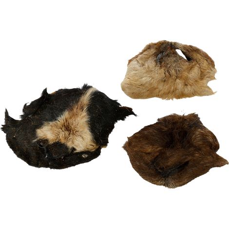 Friandises chien Nature Nez de mouton avec poils (1/3)