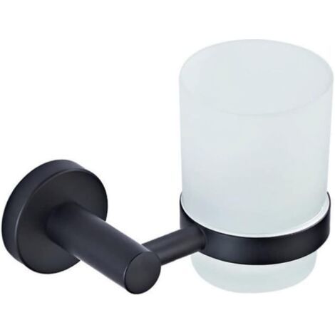 Accessoires de salle de bain noir mat, porte-serviettes en laiton avec cintre, porte-rouleau de papier toilette, crochet pour peignoir