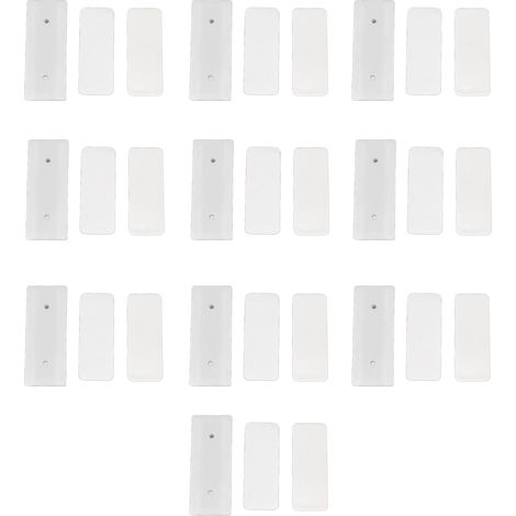 Support De Prise Adhésif sans Trous, Support Mural pour Multiprise, Fixateur De Prise De Bureau Auto-adhésif 10 Pièces (1/5)