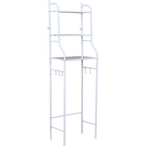 Étagère de Rangement WC "Pratique" 150cm Blanc