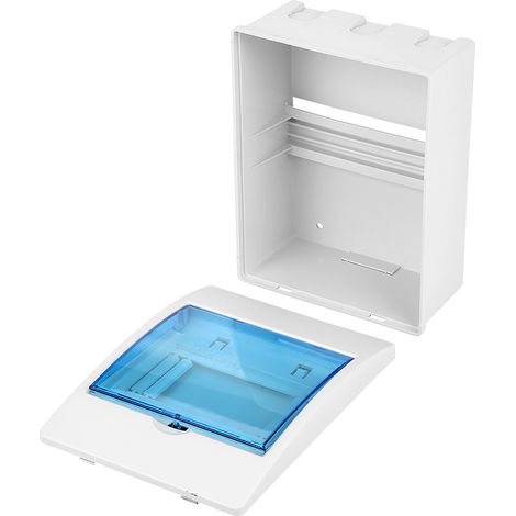 Boîtier de protection en plastique 1 pièce pour disjoncteur 4 à 6 modules, montage mural intérieur (1/5)