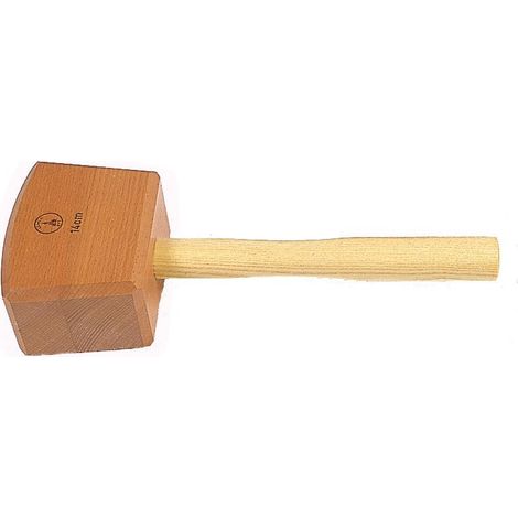ULMIA Tischlerklüpfel Größe 2 eckige Ausführung 140 x 80 x 110 mm (1/2)