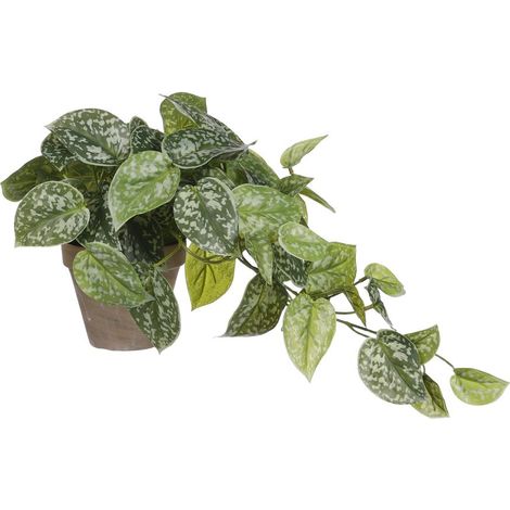 Mica künstlicher Scindapsus grün im Topf 44 x 17 cm Dekoblumen (1/3)